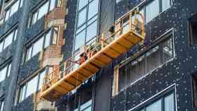 Cladding on building