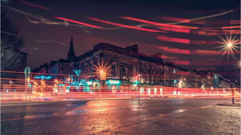 Dundee at night.