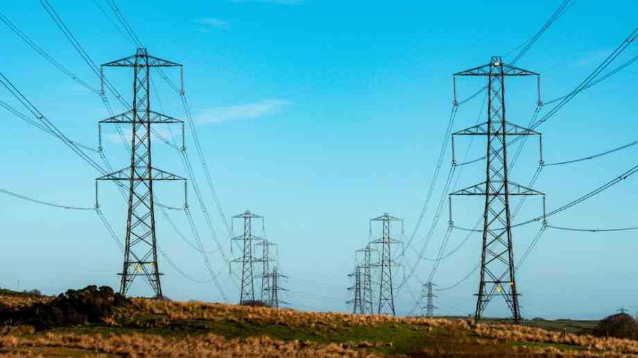 Electricity pylons