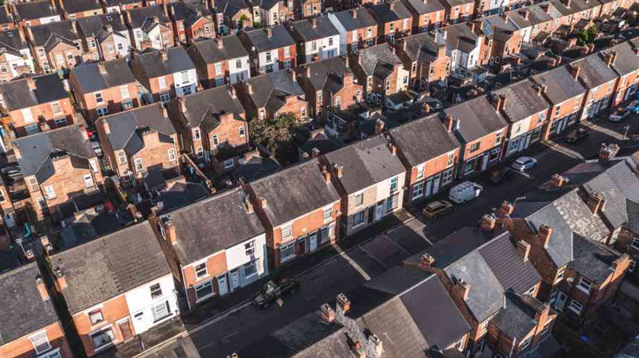 Rows of houses