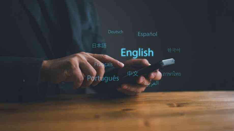 Translating on a phone