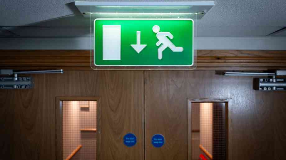Fire exit Fire exit
